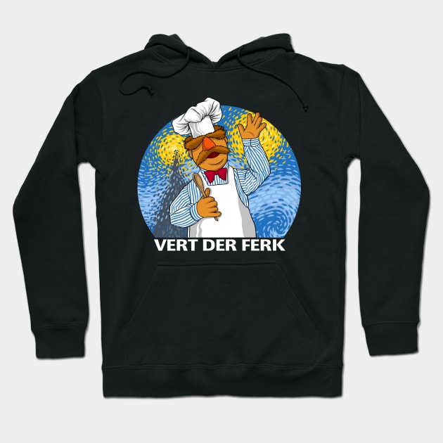 vert der ferk Hoodie by terror machine std